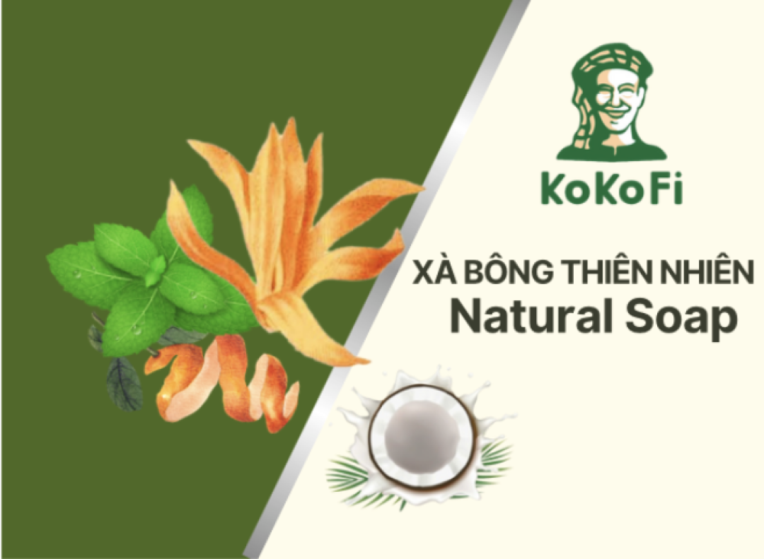 Xà Bông Dầu Dừa KoKoFi Natural Soap 90gram